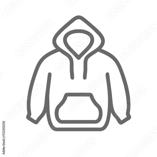 Itchy icon stylish oversize clothing. Illustration vector isolated on white