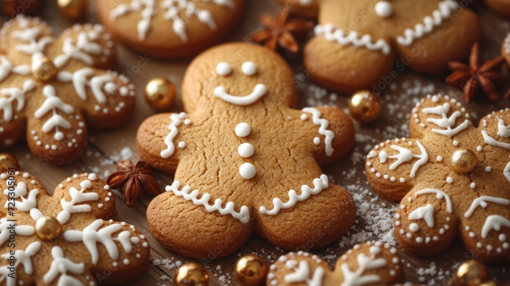 a close up of a tray of cookies decorated with icing and sprinkles and decorated with snowflakes. a close up of a tray of cookies decorated with icing and sprinkles and decorated with snowflakes.