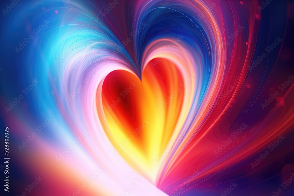 A vibrant heart shaped object stands out against a dark background. Perfect for expressing love and emotions in various projects A vibrant heart shaped object stands out against a dark background. Perfect for expressing love and emotions in various projects