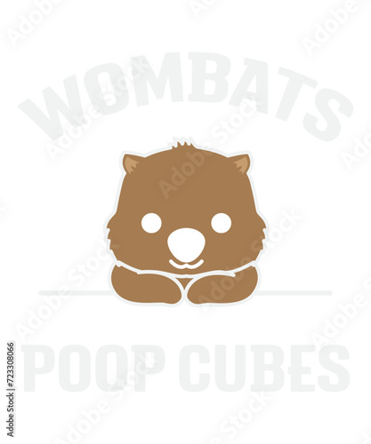 Wombats Poop Cubes Svg Design
These file sets can be used for a wide variety of items: t-shirt design, coffee mug design, stickers,
custom tumblers, custom hats, printables, print-on-demand, pillows, 