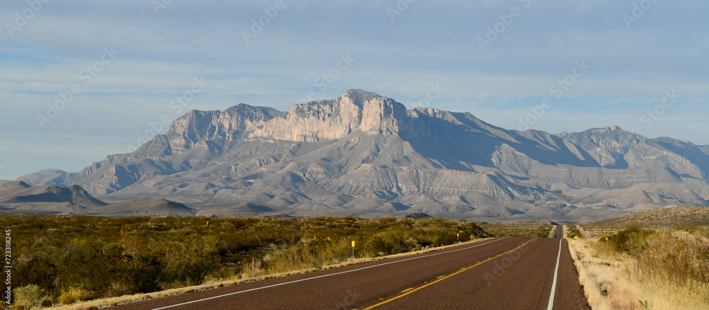 Views from the road to Guadalupe Mountains National Park