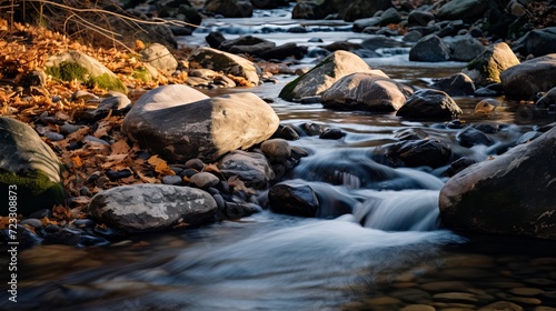 Creek over rocks