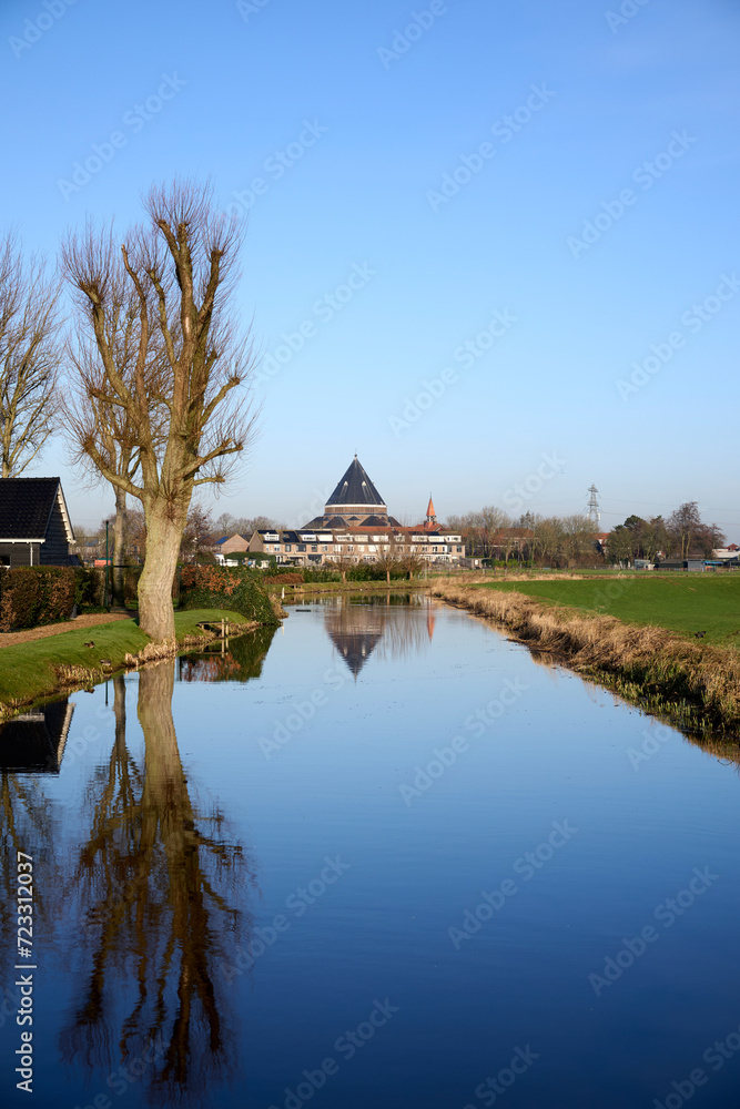 Guardian Angel Church in the Angel Lisse from the back Guardian Angel Church in the Angel Lisse from the back