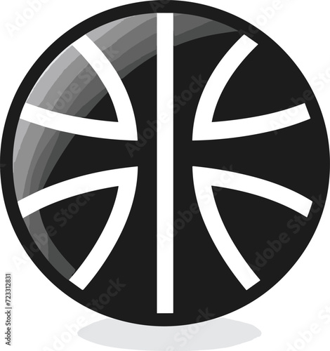 Contemporary Basketball Vector Art with Creative Patterns