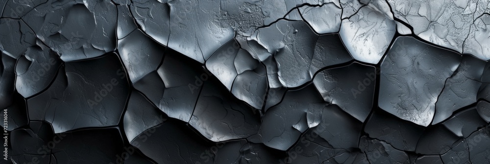 Fototapeta premium Abstract dark metal 3D background