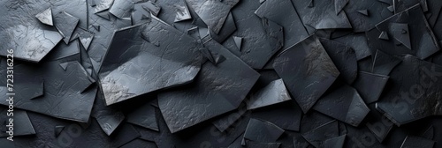 Abstract dark metal 3D background