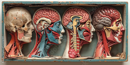 anatomy of the human brain (inaccurate ai)
