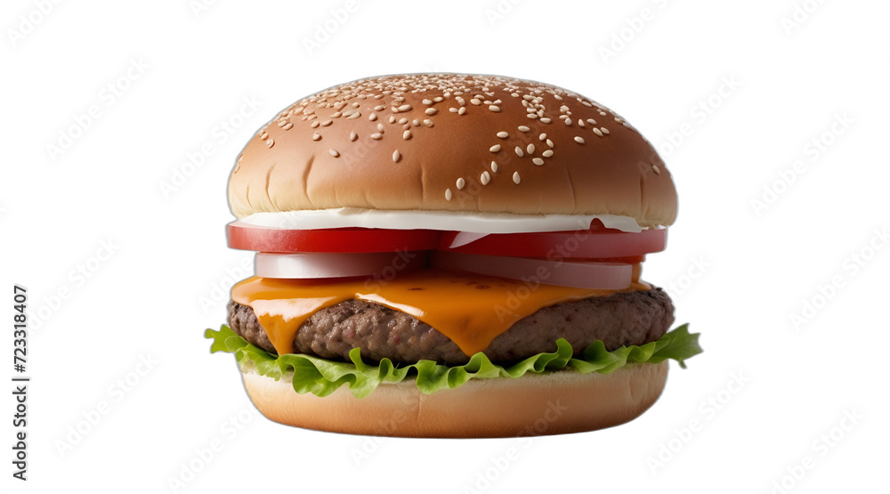 hamburger isolated on white hamburger isolated on white
