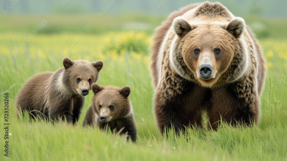 brown bear cub, Experience the awe-inspiring beauty of a Brown bear