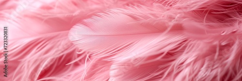 Beautiful background of pink feathers