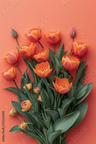 Beautiful poster mockup for international women's day with plenty of space fo...
