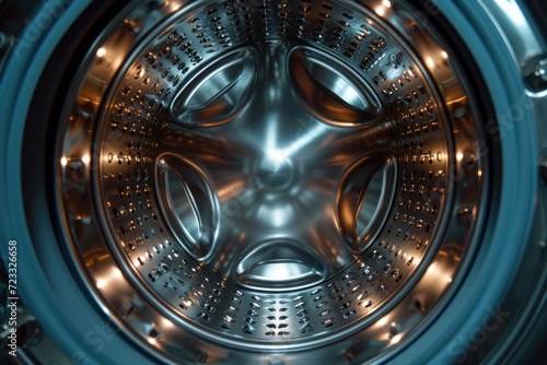inside a washer drum