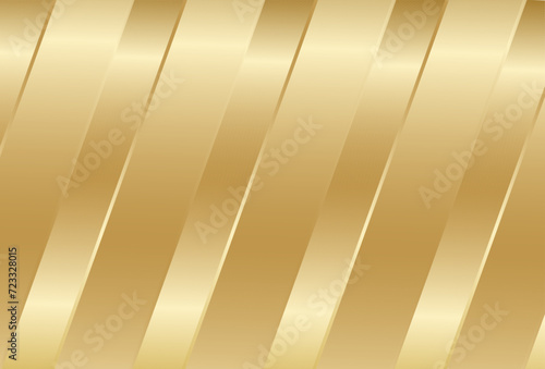 Golden background with voluminous oblique stripes