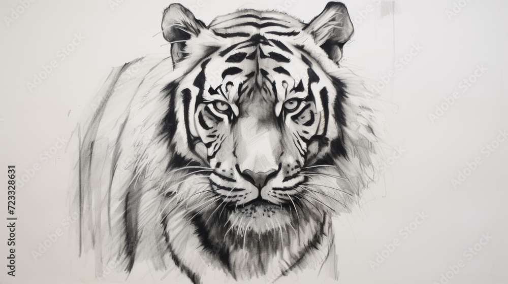 Tiger drawing Tiger drawing