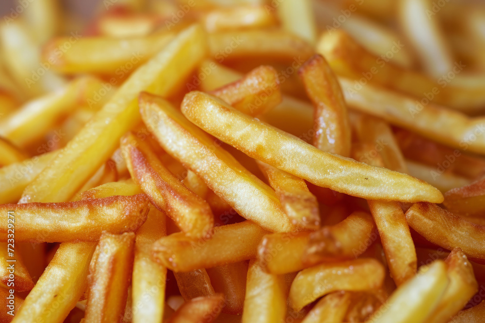 French fries as background, Fried potato, Unhealthy junk food French fries as background, Fried potato, Unhealthy junk food
