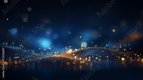 Glitter lights background banner. Colorful abstract background with glitter  holiday decoration background