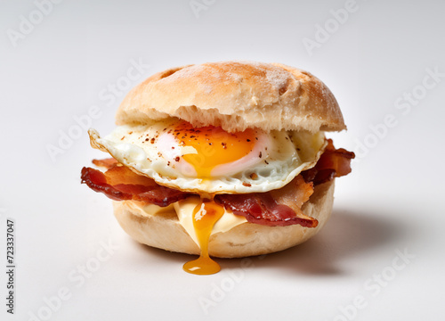 Bacon and egg sandwich