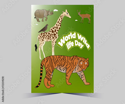 World wide life day post design