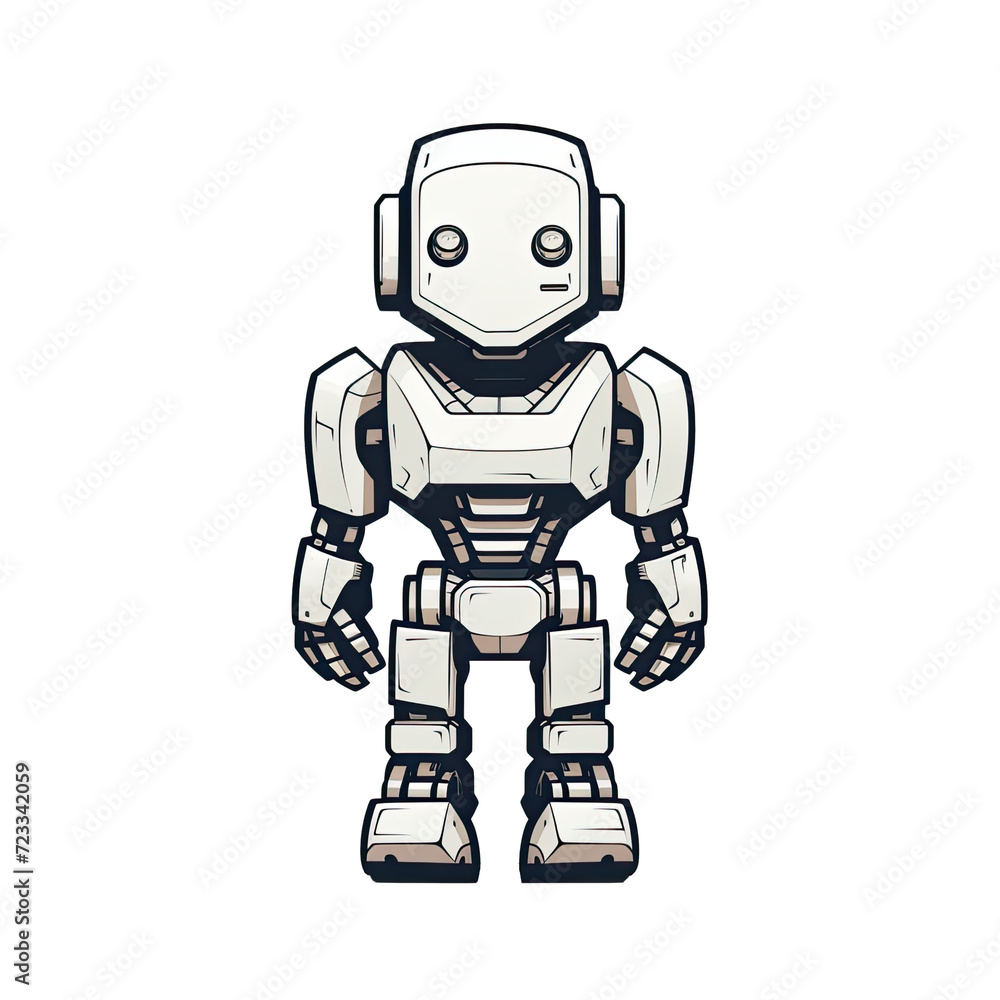 AI chat bot vector illustration. A futuristic blend of technology and friendly design for interactive notes, bridging the future with intelligent chat interfaces, ideal for modern communication. AI chat bot vector illustration. A futuristic blend of technology and friendly design for interactive notes, bridging the future with intelligent chat interfaces, ideal for modern communication.