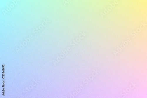 Abstract color gradient background, pastel rainbow grain gradation texture, vector pink, blue, green, yellow noise texture blur abstract background photo