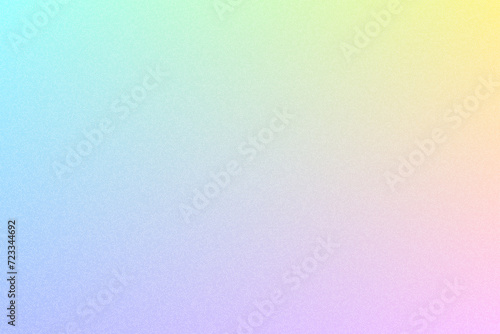 Abstract color gradient background, pastel rainbow grain gradation texture, vector pink, blue, green, yellow noise texture blur abstract background