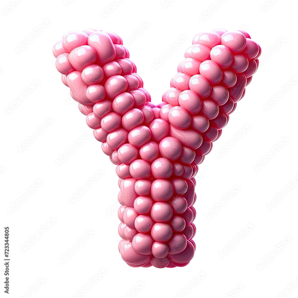 Isolated 3D Letter on a Clear PNG Canvas Generative AI Isolated 3D Letter on a Clear PNG Canvas Generative AI