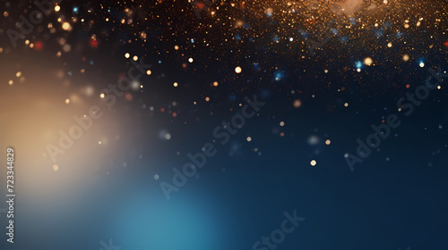 Featuring stunning soft bokeh lights and shiny elements. Abstract festive and new year background