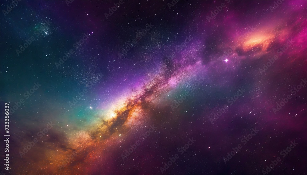 abstract cosmic space galaxy colorful texture pc desktop wallpaper background ai generated