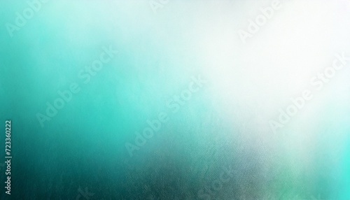 teal blue green white black blurred abstract gradient background grainy noise texture glowing light large banner