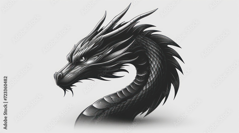 a black and white drawing of a dragon's head with long, sharp, sharp, sharp, sharp, sharp, sharp, sharp, sharp, sharp teeth. a black and white drawing of a dragon's head with long, sharp, sharp, sharp, sharp, sharp, sharp, sharp, sharp, sharp teeth.