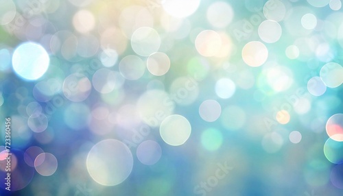 blue bokeh background blurred chromatic aberration circles winter gradient texture bokeh lights with soft light background