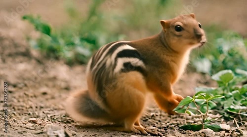 The indochinese ground squirrel is commonly found in thailand just about anywhere it can thrive photo