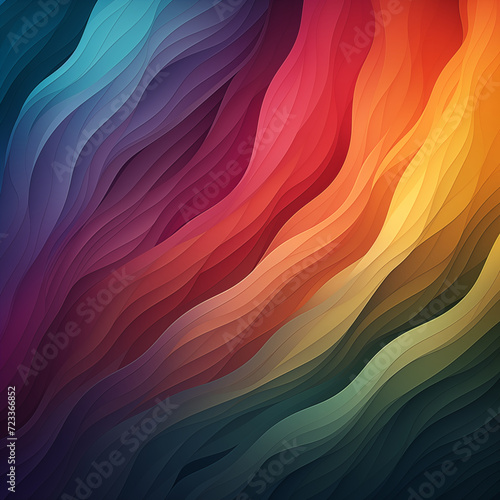 vibrant waves gradient