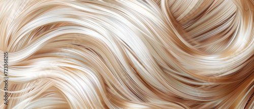 Abstract swirls of silky hair in a mesmerizing pattern of flowing strands
