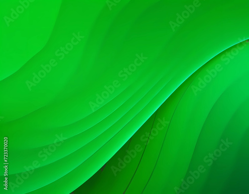 Green curve patterned background