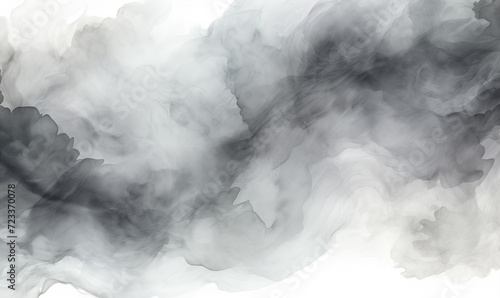 Delicate watercolor background in gray. Watercolor wallpaper. Smoke texture. Pastel colors. Ai generated