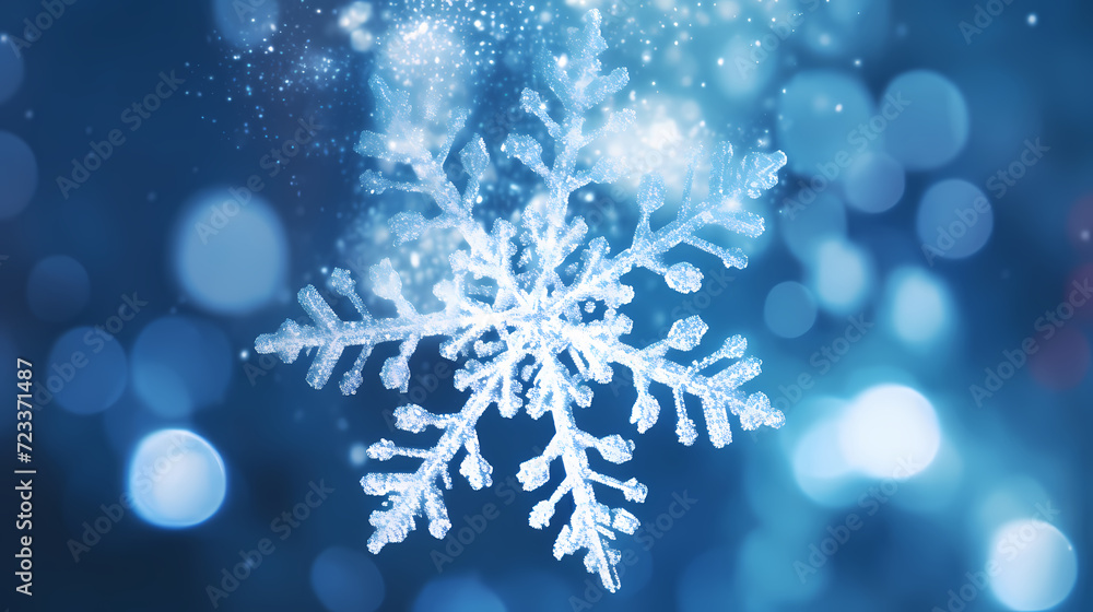 Beautiful winter Christmas glowing background with falling snowflakes, winter background Beautiful winter Christmas glowing background with falling snowflakes, winter background