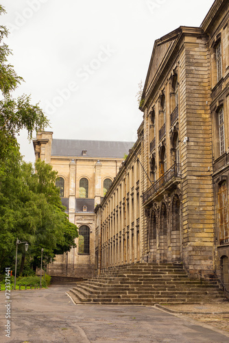 Arras Art Museum building in a former Benedictine Abbey, Arras, France