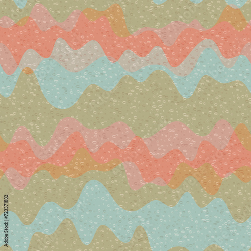 Stylish wave fluid vector seamless pattern.