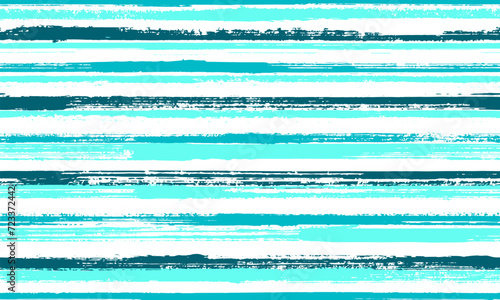 Watercolor hand drawn rough stripes vector seamless pattern. Abstract tartan ...