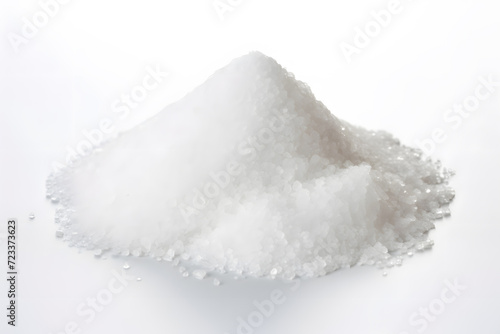 a pile of white salt