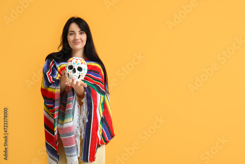 Beautiful young woman with ...