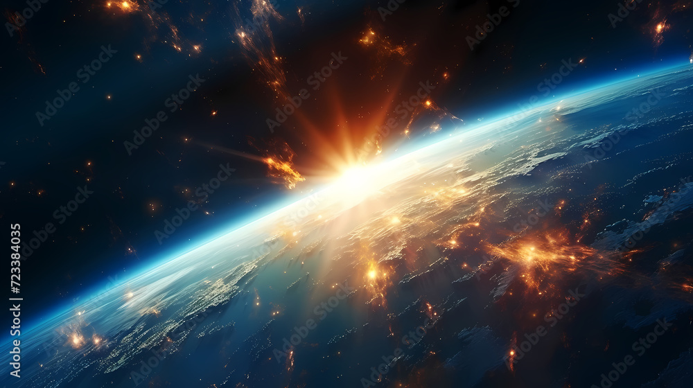 Admire our beautiful Earth from the vastness of space Admire our beautiful Earth from the vastness of space