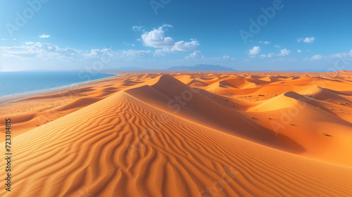 sand dunes in the desert © Zahoor