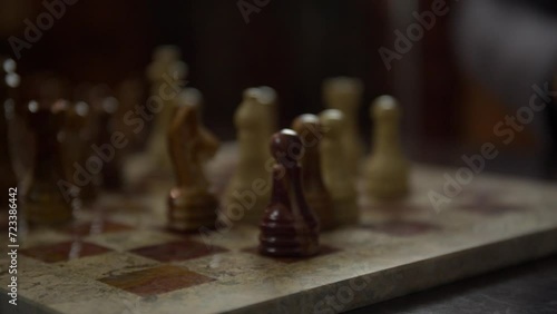 The move of a chess piece