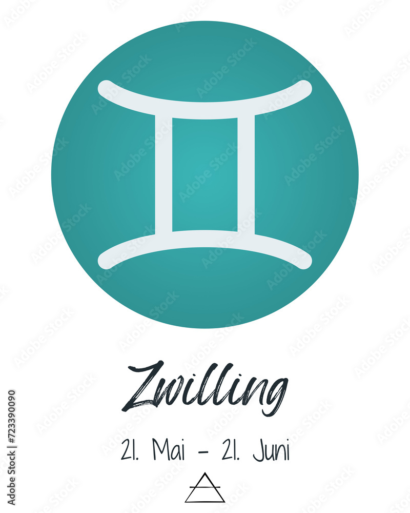 Sternzeichen - Zwilling - Gemini - Zeichen Sternzeichen - Zwilling - Gemini - Zeichen