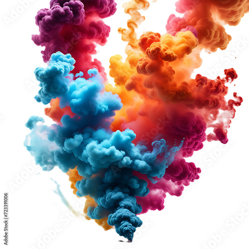 colorful smoke transparent backgrounds png