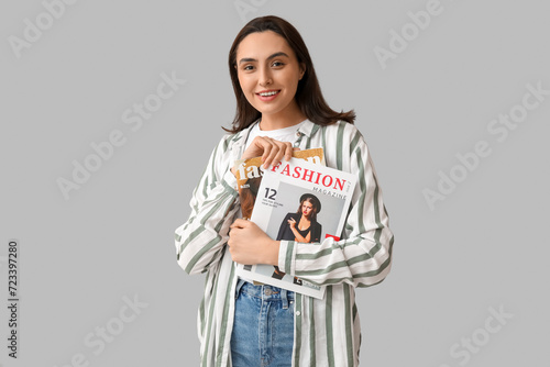Young woman with fashion ma...