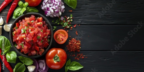 Healthy lifestyle, fresh vegetable salad, plant-based diet, background.