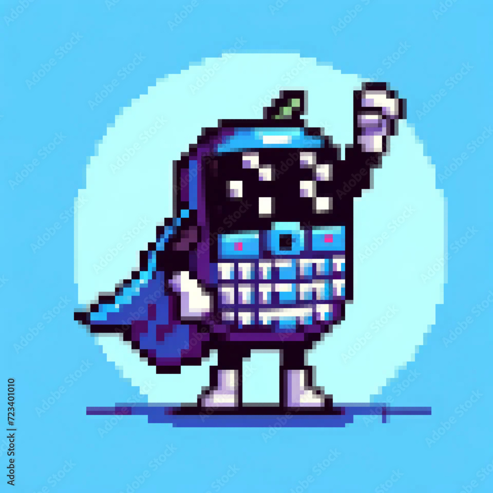 Pixel art illustration of a Super Phone